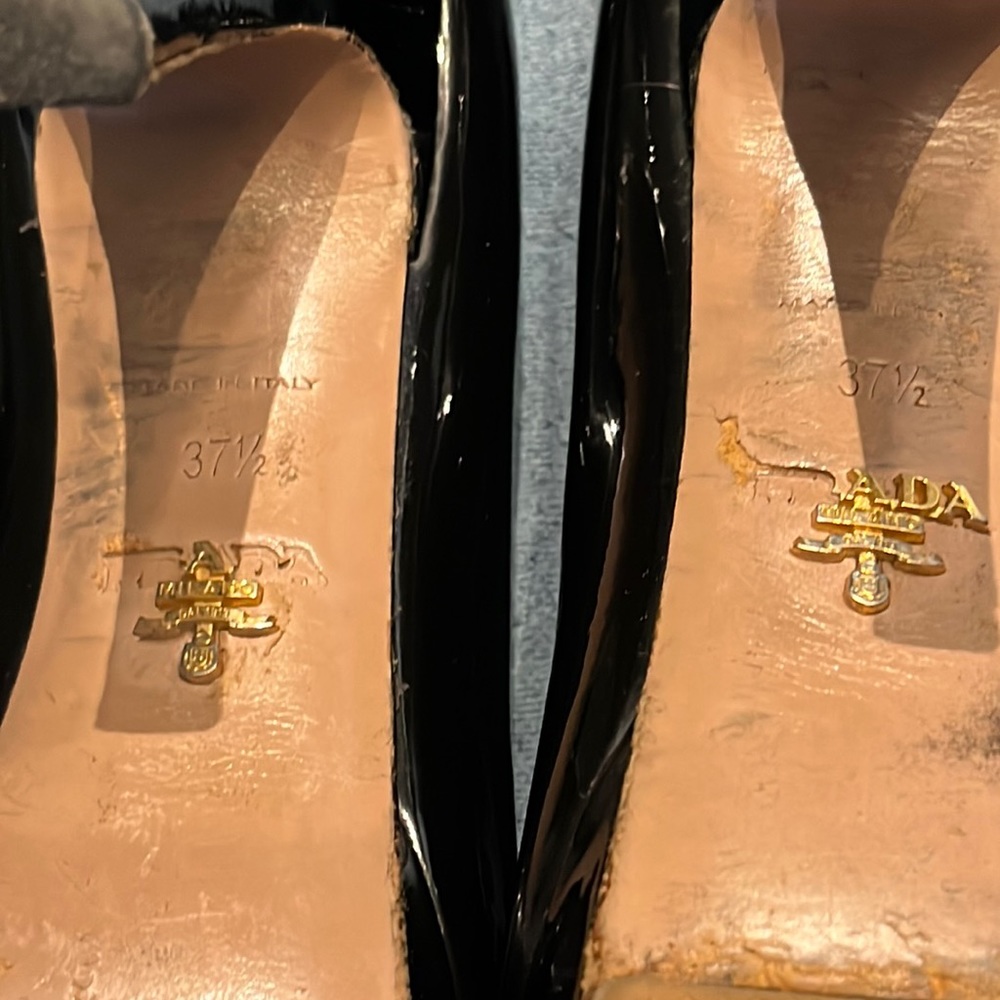 Prada Black Heels